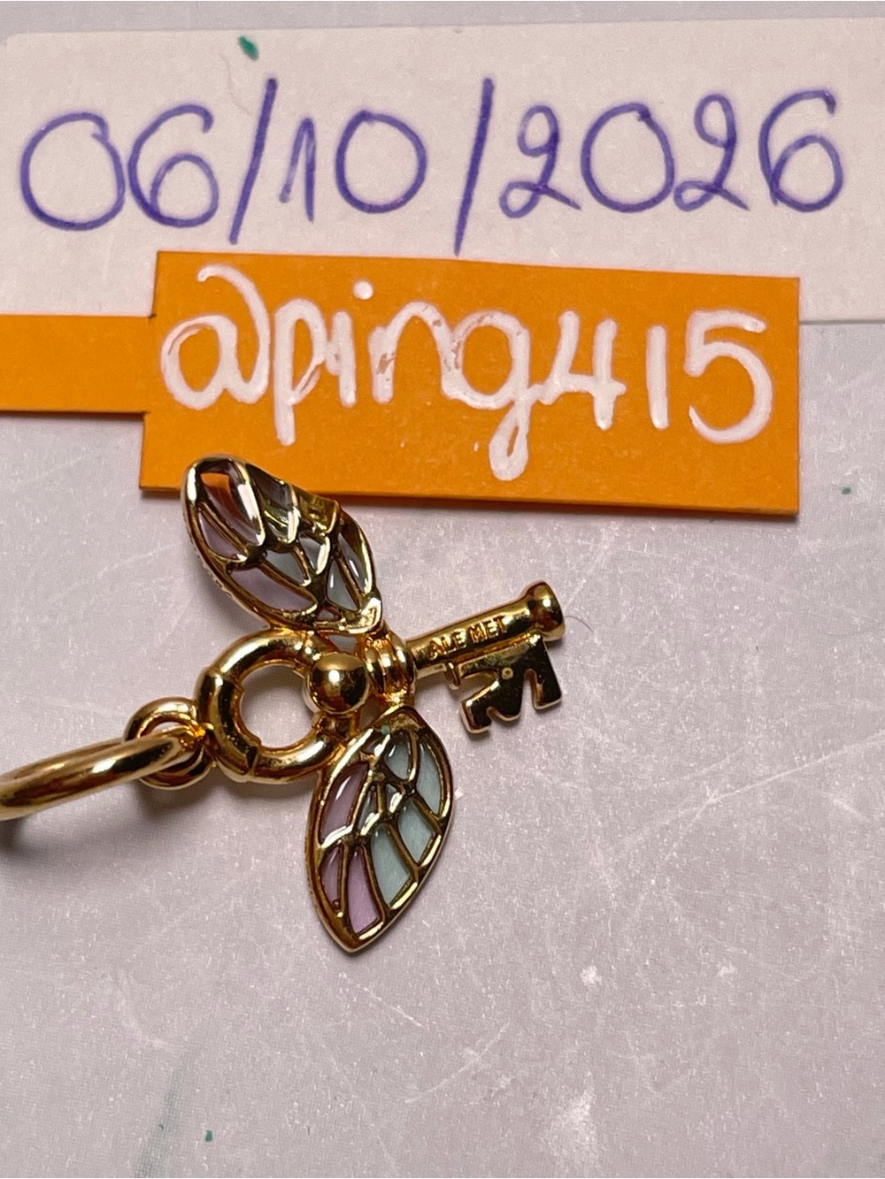 Pandora Harry Potter Winged Key Pendant - Picture 5 of 14